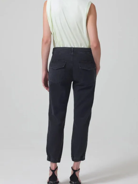 Agni Utility Trouser in Washed Black