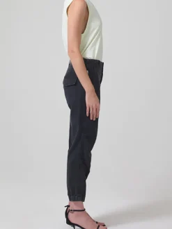 Agni Utility Trouser in Washed Black
