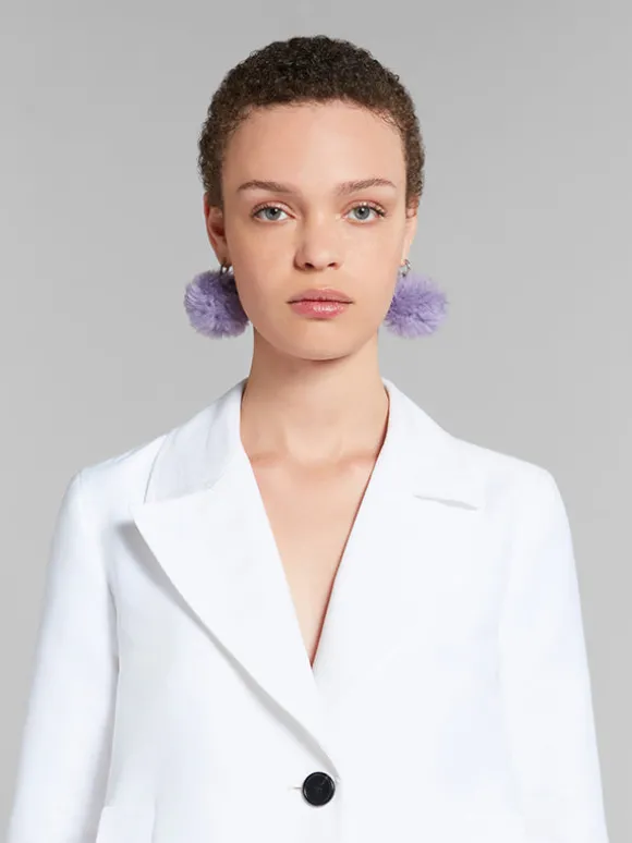 A-Line Cady Jacket in White