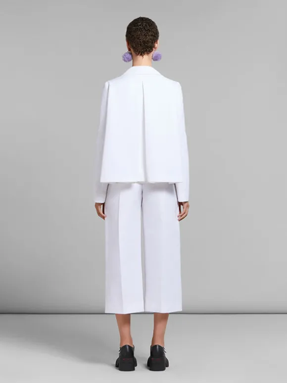 A-Line Cady Jacket in White