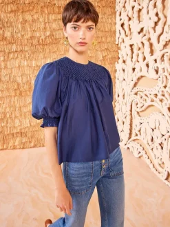Alita Top in Midnight