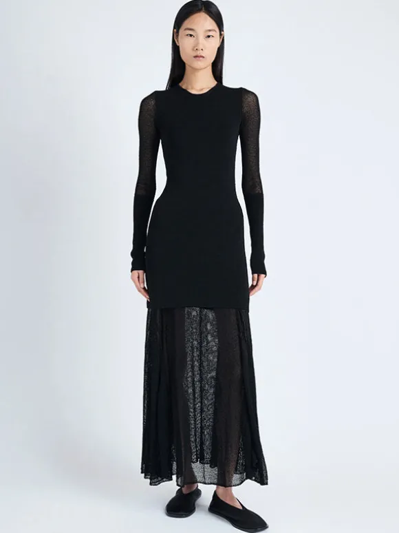 Anita Knit Dress in Black