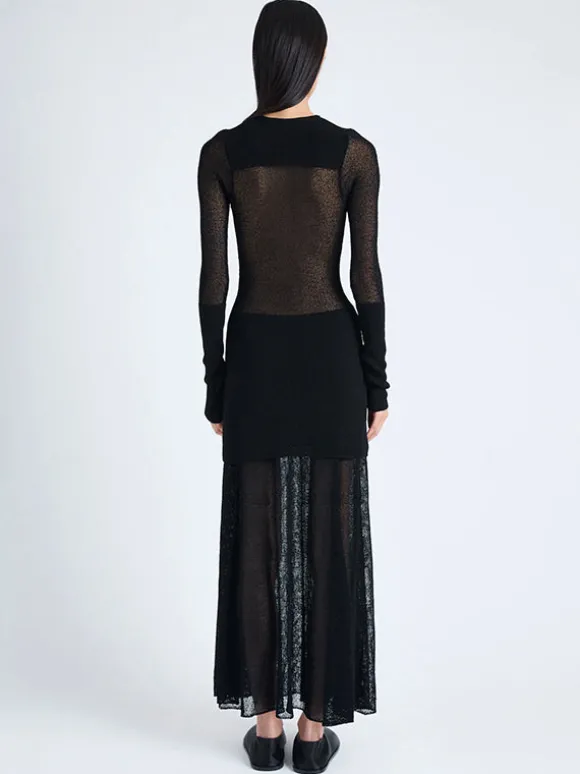 Anita Knit Dress in Black