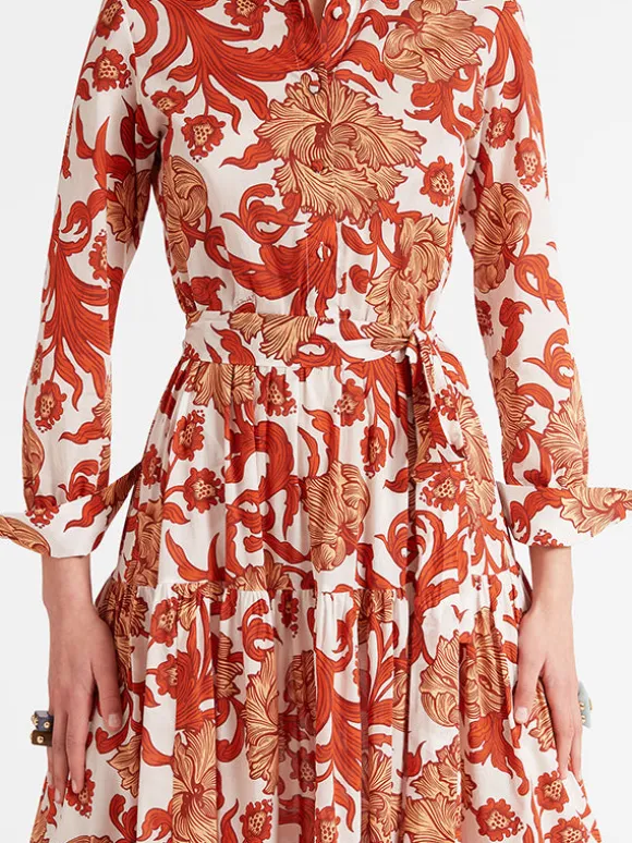 Bellini Dress in Reef White