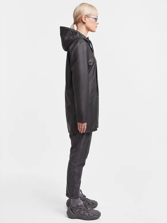 Black Lightweight Stockholm Raincoat