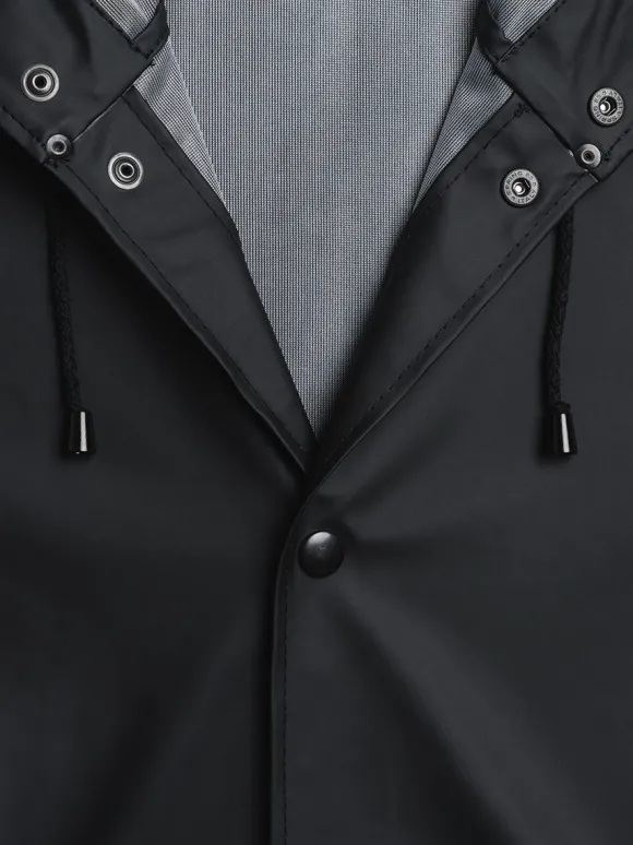 Black Lightweight Stockholm Raincoat