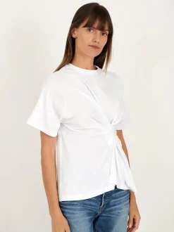 Body Twist Tee in White