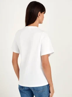 Body Twist Tee in White