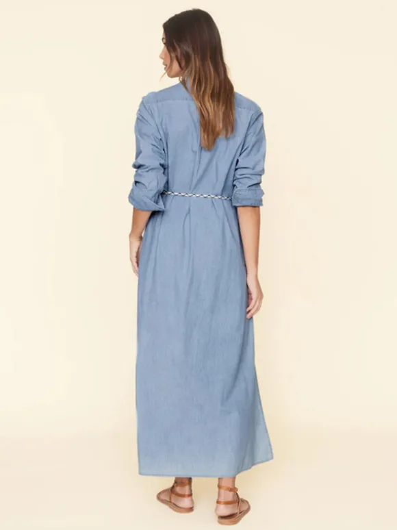 Bowen Dress in Dusty Blue