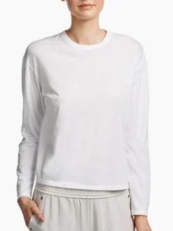 Boxy L/S Tee in White