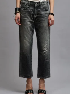 Boyfriend Jean in Vintage Grey