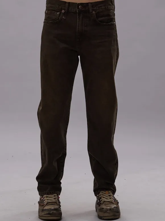 Boyfriend Jean in Vintage Chocolate Brown