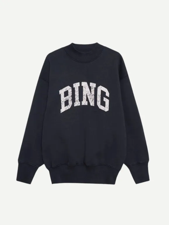 Bradie Sweatshirt Bing in Navy