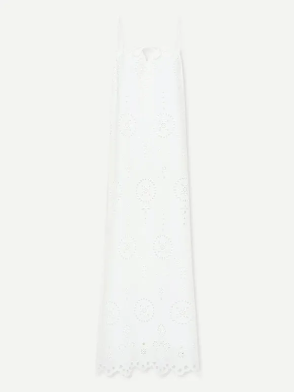 Broderie Cami Midi Dress