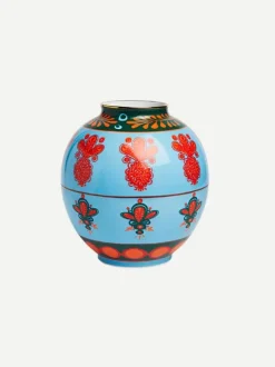 Bubble Vase in Big Pineapple Azzurro