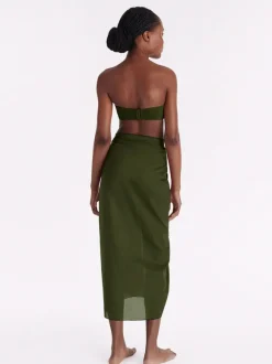 Cabine Pareo in Vert Mousse
