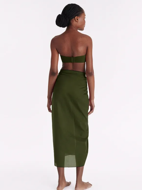 Cabine Pareo in Vert Mousse