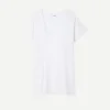 Carol V-Neck Tee Shirt in White