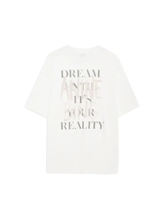 Cason Tee Graffiti in Ivory
