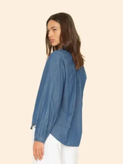 Caspian Top in Blue Rinse
