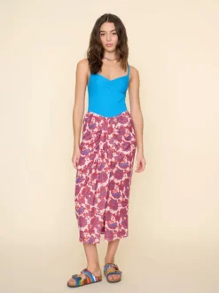 Celia Skirt in Electric Red