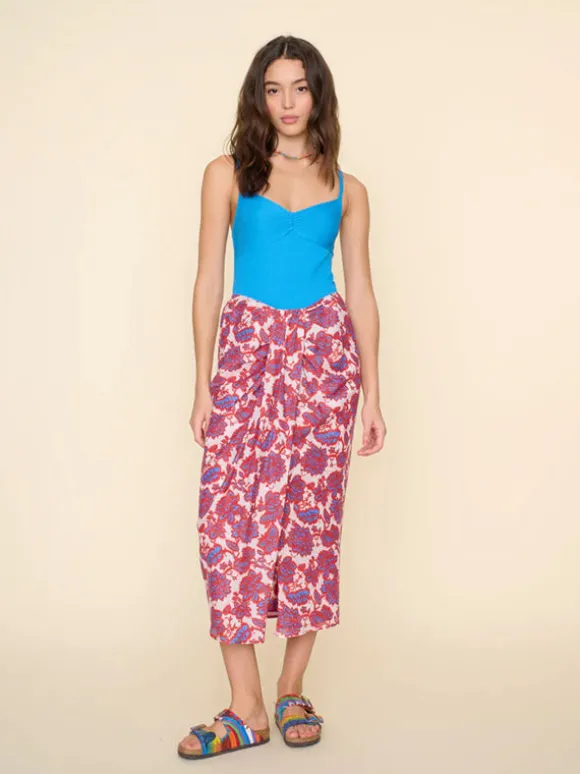 Celia Skirt in Electric Red