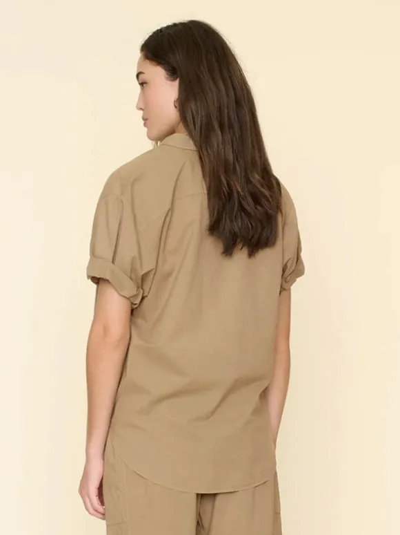 Channing Top in Beige Coast