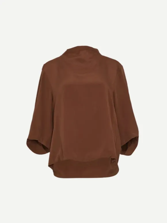 Clari Shirt in Brown