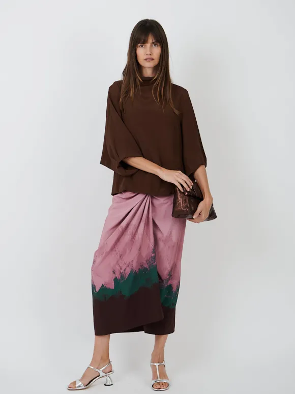 Clari Shirt in Brown