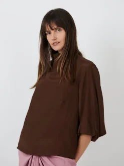 Clari Shirt in Brown