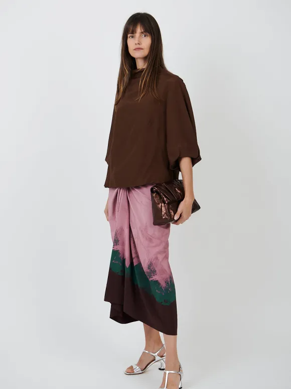 Clari Shirt in Brown