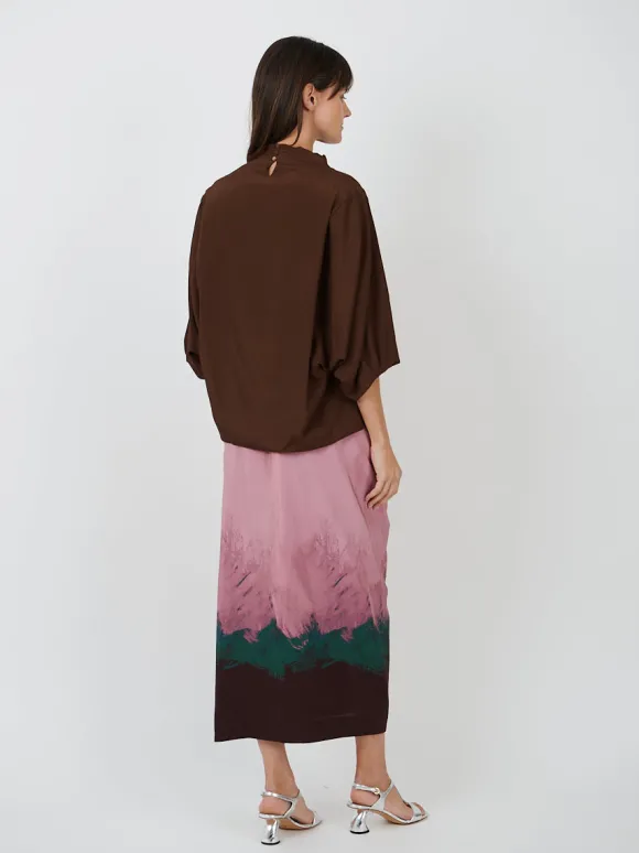 Clari Shirt in Brown