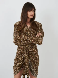 Cleora Dress in Leopard