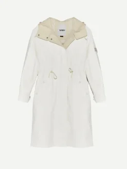 Coat Waterproof in Latte/Cream