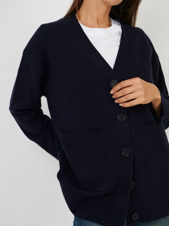 Comfort Cardigan in Navy