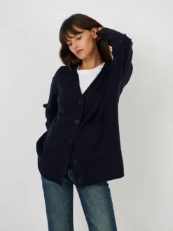 Comfort Cardigan in Navy