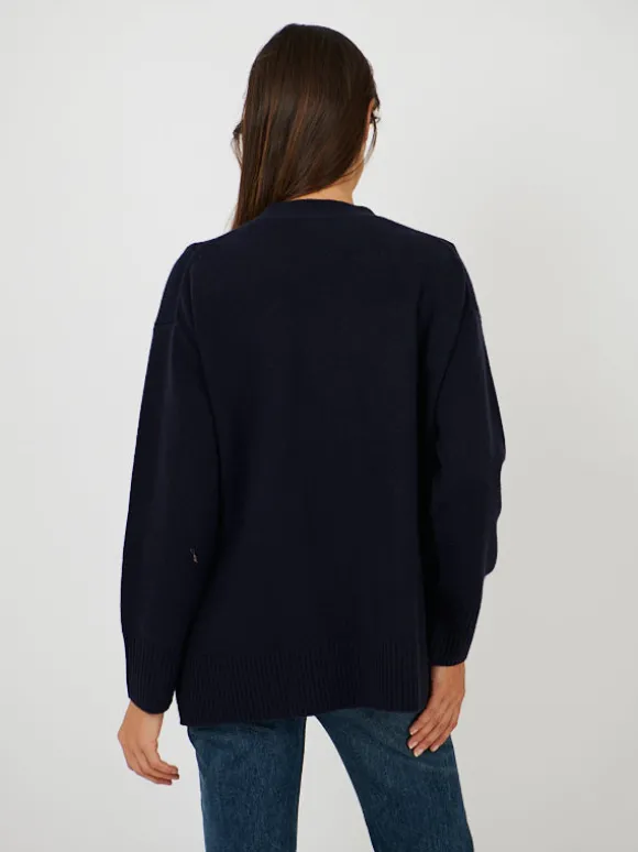 Comfort Cardigan in Navy