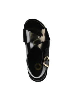 Crisscross Platform in Fussbett in Black