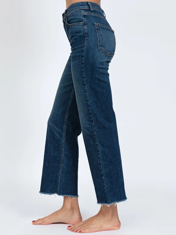 Crop wide Leg in Chevelle