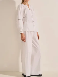 Deion Blouse in White