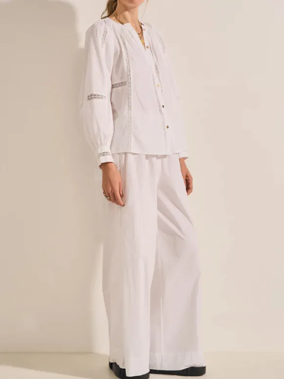 Deion Blouse in White