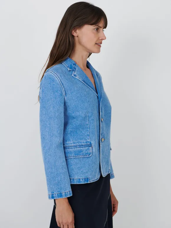 Denim Jacket in Colbolt