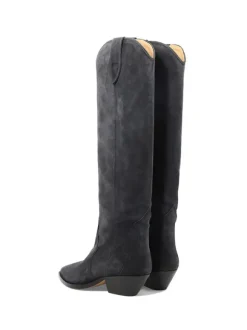 Denvee High Boots in Faded Black