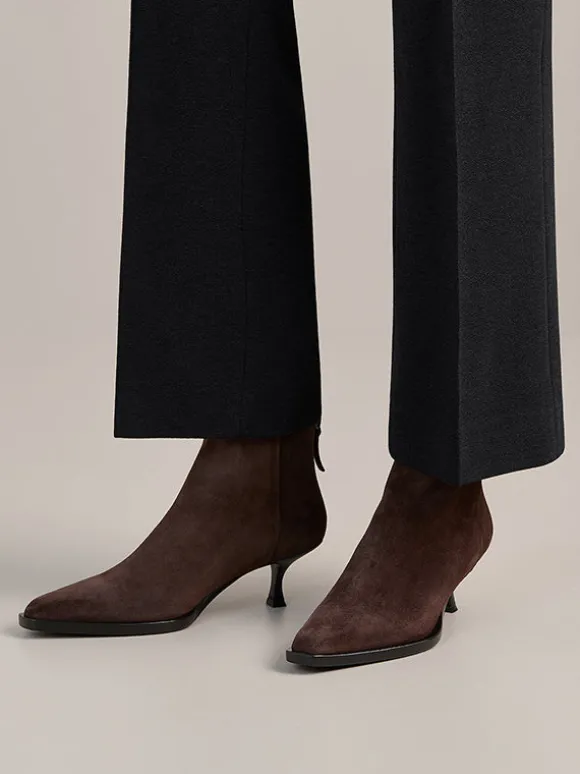 Dillon Boot in Walnut Suede