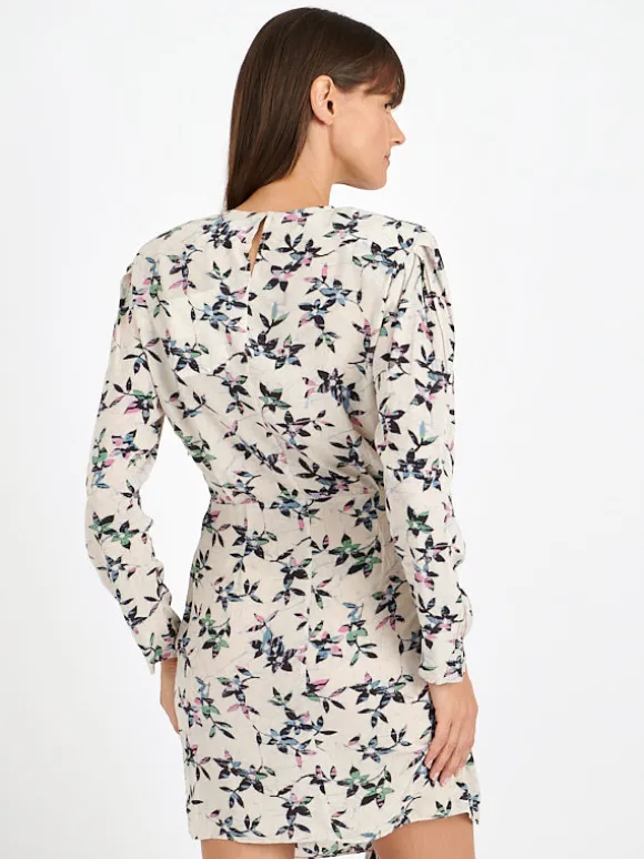 Dulce Dress in Ecru/Midnight