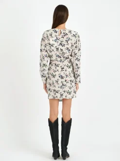 Dulce Dress in Ecru/Midnight