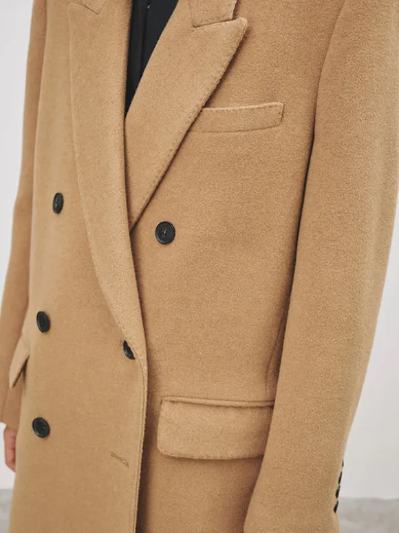 Edmont Double Breasted Long Coat