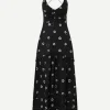 Eucleia Dress in Black & White