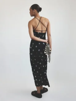 Eucleia Dress in Black & White