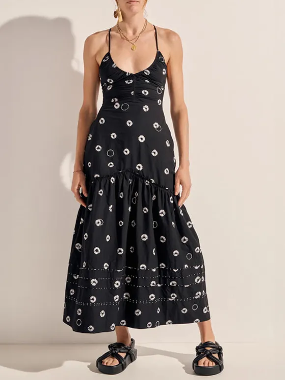 Eucleia Dress in Black & White